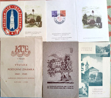 B&ouml;hmen und M&auml;hren,  Posten mit Gedenkbl&auml;ttern mit Sonderstempeln von 1940 / 04