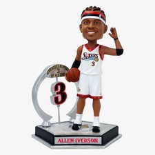 Allen Iverson Philadelphia 76ers Legendary Number 34 Bobblehead NBA Basketball