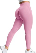 YEOREO Amplify Leggings for Women Seamless Scrunch Leggings Butt Lifting Gym XS