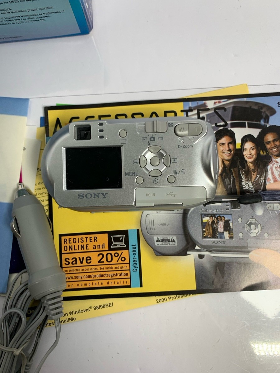 Sony Cyber-shot DSC-P41 4.1MP Digital Camera - Silver for