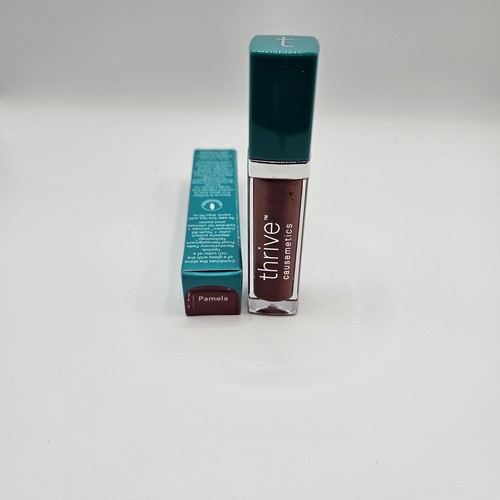 Thrive causemetics Glossy Lip mark Hydrating Serum Lip Stain -  Pamela  0.17 Fl - Picture 3 of 9