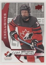 2019 Upper Deck Team Canada Juniors Exclusives 200/250 Ann-Sophie Bettez #50 fy4