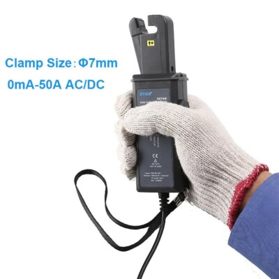 ETCR007AD AC/DC Clamp Leakage Current Sensor 50A BNC Plugs DC~400Hz