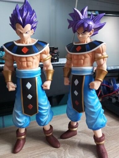 26cm Anime Dragon Ball Z Goku God Figure Vegeta God of Destruction Action  Figures PVC Statue Collection Model Toys Gifts