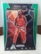 Jonquel Jones 2020 Panini Prizm GREEN Prizm WNBA Far Out Insert Card #9 Sun