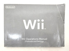 Nintendo Wii Console Operations Manual - Channels and Settings - Manual Only 