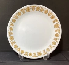 Set of 4 CORNING CORELLE BUTTEFLY GOLD Dinner Plates (B058-012025)