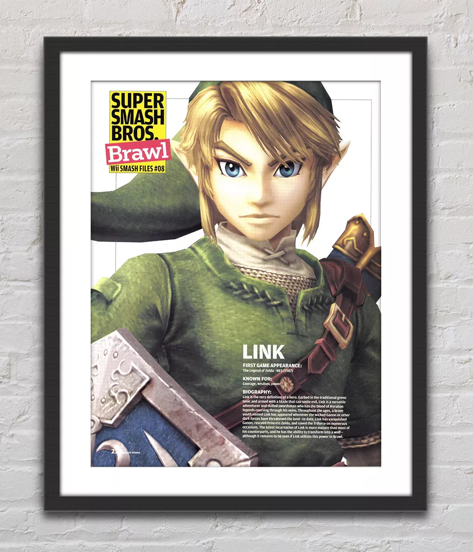 Super Smash Bros. Brawl Wii Club Nintendo VIP Promo Flyer AD Point Card