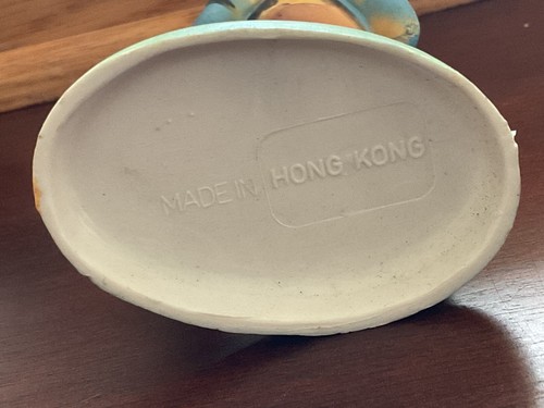 Decorazione natalizia vintage in plastica piccolo escursionista ragazzo made in Hong Kong - Foto 5 di 5