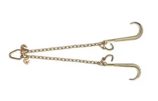 2' Leg V-Chain Bridle 15" J Hooks & Datsun J Hook TOW TRUCK Rollback Flatbed