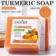 Kojic Acid Soap Dark Spot Whitening Turmeric Soap Skin Bleaching Lightening 100G