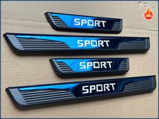 For Toyota Accessories Car Door Scuff Sill Cover Panel Step Protector Trims X4