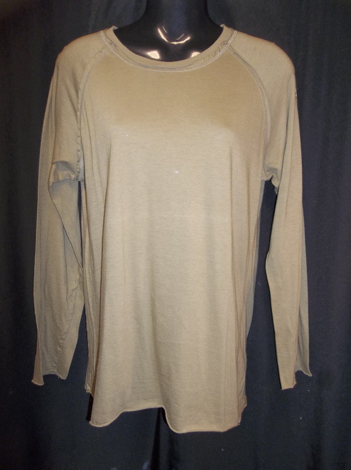ALTERNATIVE Vintage Soft SHERYL CROW Olive Knit Top S… Gem