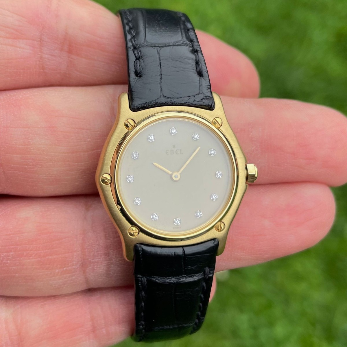 Ebel Sport Classic 18K Yellow Gold 26mm Ref: 881908 Quarz Women's