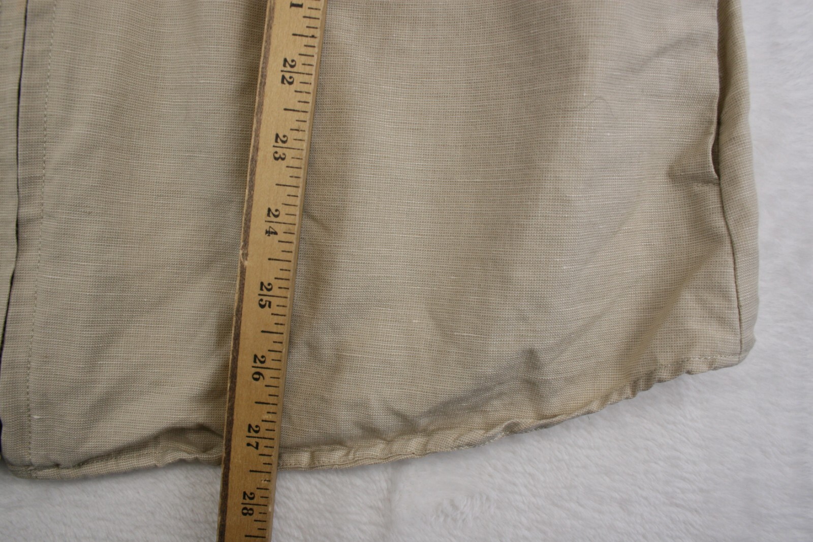 Pendleton Linen Jacket Beige Light Full Zip Tie W… - image 8