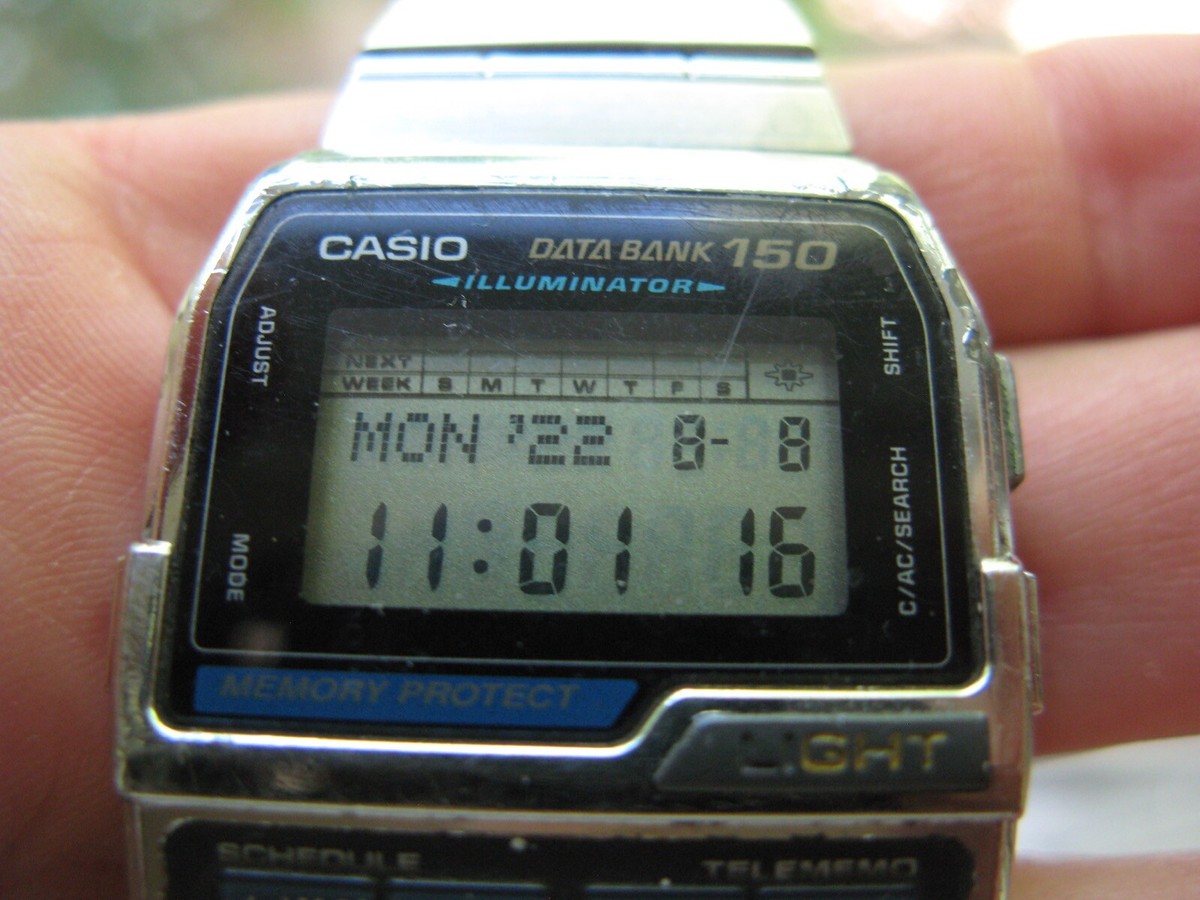 vintage CASIO Calculator data bank 150 DBC-1500 1477 LCD vintage CASIO Calculator data bank 150 DBC-1500 1477 LCD