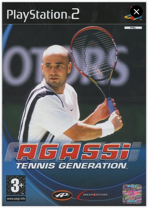 Agassi Tennis Generation - Jeu PS2 (avec notice)