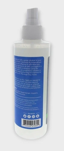 Essential Values Piercing Aftercare Spray (8 OZ per Bottle) - Natural & Gentle  - product listing photo