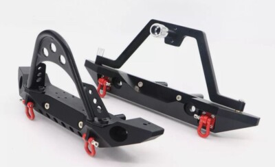 Metal RC Crawler Front & Rear Bumper For 1/10 Crawler TRX4 Axial SCX10 90046