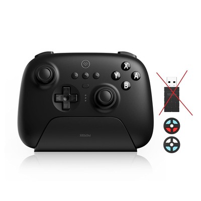 8BitDo Ultimate 2.4G Pad PC Hall Ed,Hall-Effekt Controller 2.4G Wireless Schwarz