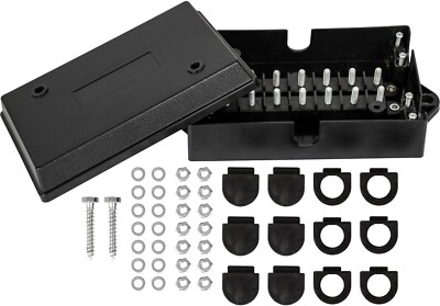 Buyers Products 5601114 Polypropylene Electrical Junction Box with 14 Terminals