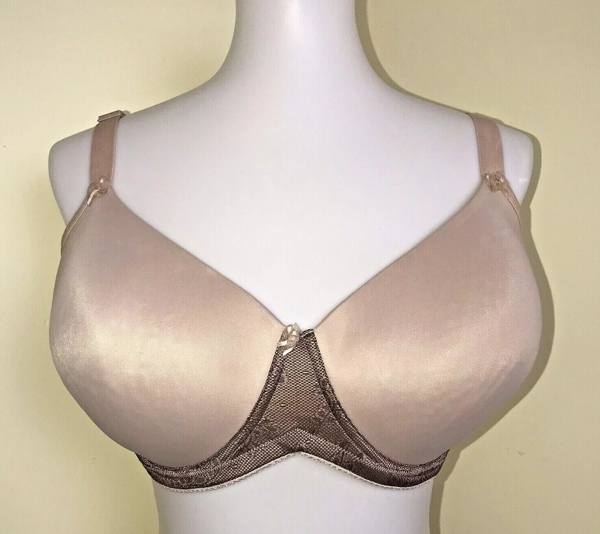 Modern Movement Lace Underwire Smooth Full Figure Demi Bra Size 36G  #Y22BM262