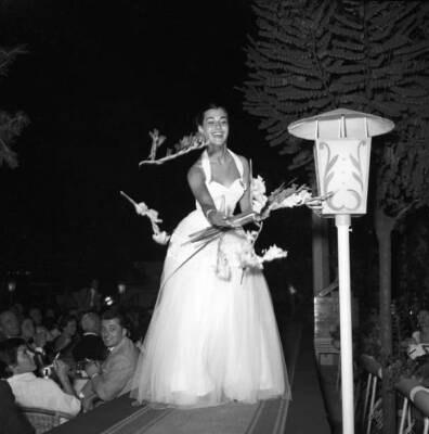 Brunella Tocci As Miss Italia 1955 Old Photo