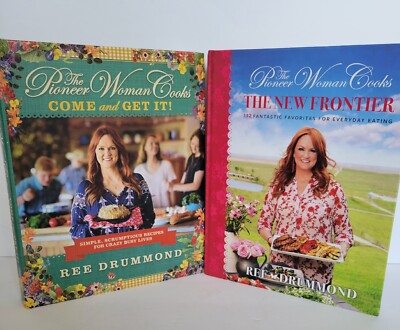 Set of 2 Cookbooks The Pioneer Women Cooks The New Frontier Come And Get It