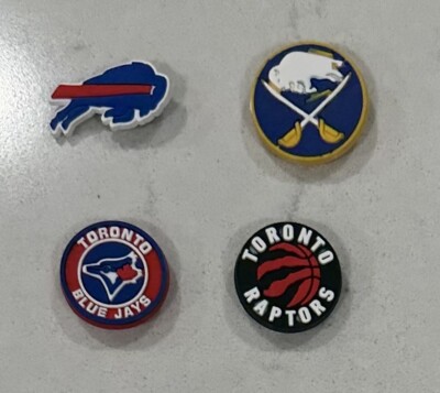 Buffalo Fan Sports Teams Themed Pack NFL NBA MLB NHL Shoe Charms for Crocs