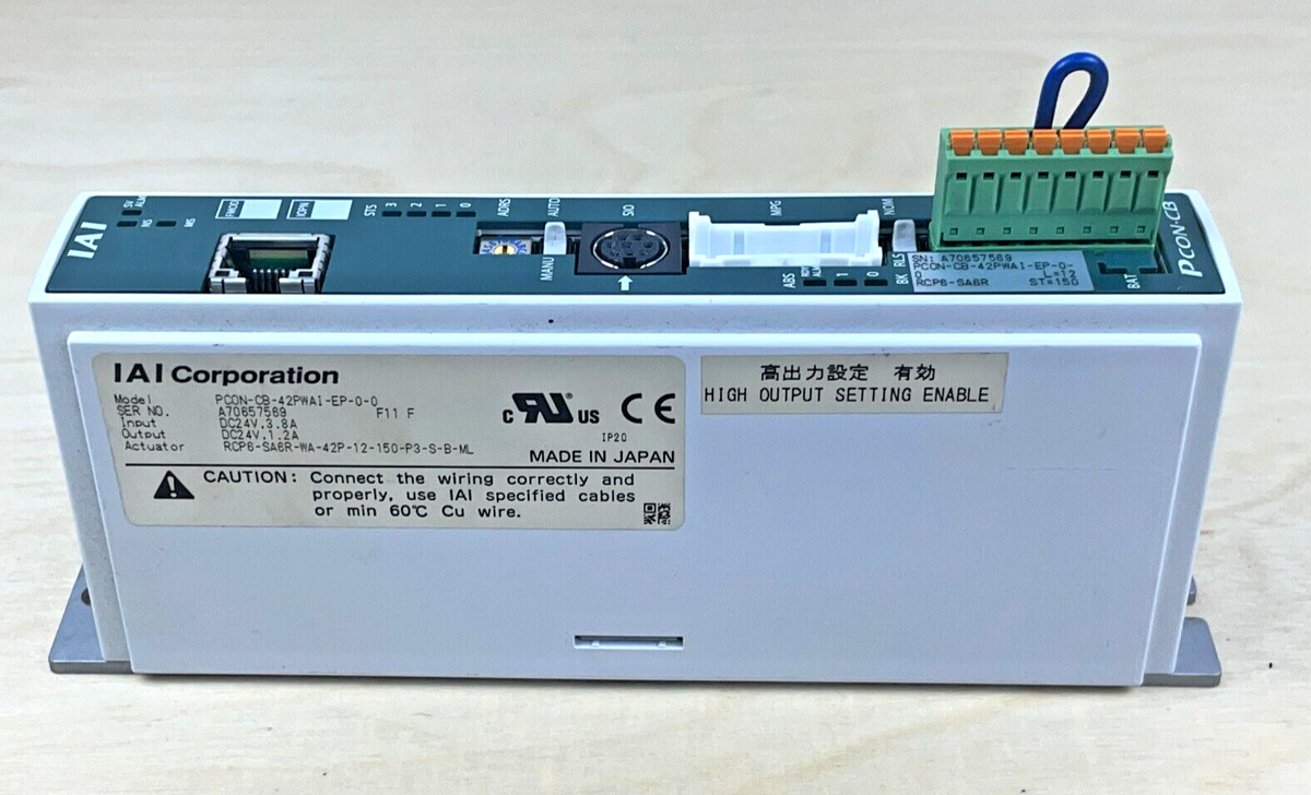 IAI PCON-CB-42PWAI-EP-0-0 Controller for RCP3 / RCP2 Series IAI PCON-CB-42PWAI-EP-0-0 Controller for RCP3 / RCP2 Series