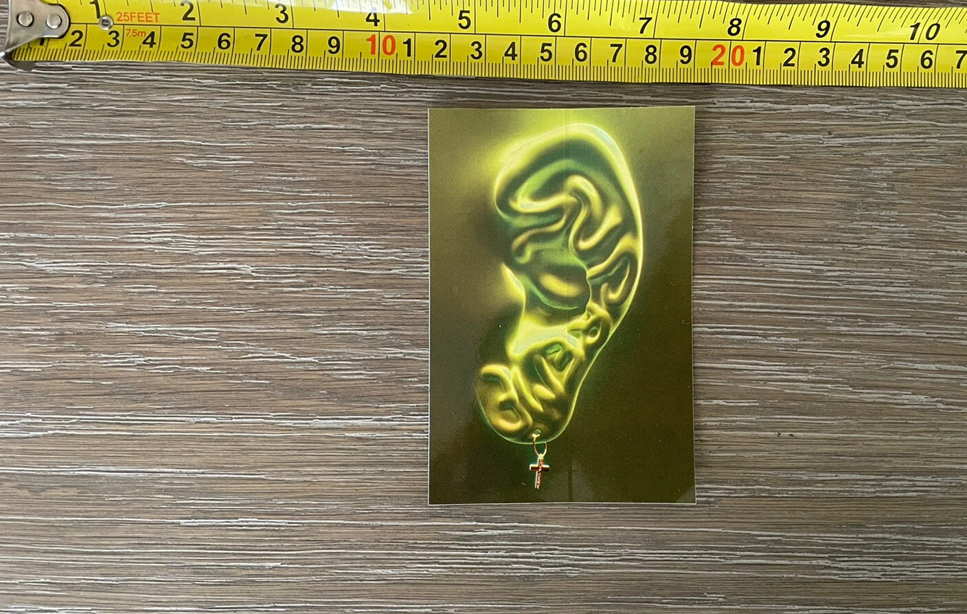 Autocollant oreille suprême jaune/vert SS21