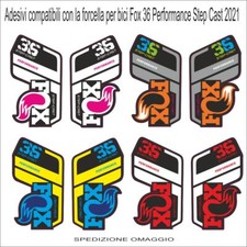 adesivi compatibile con forcella FOX 36 performance step -cast 2021 in kristal