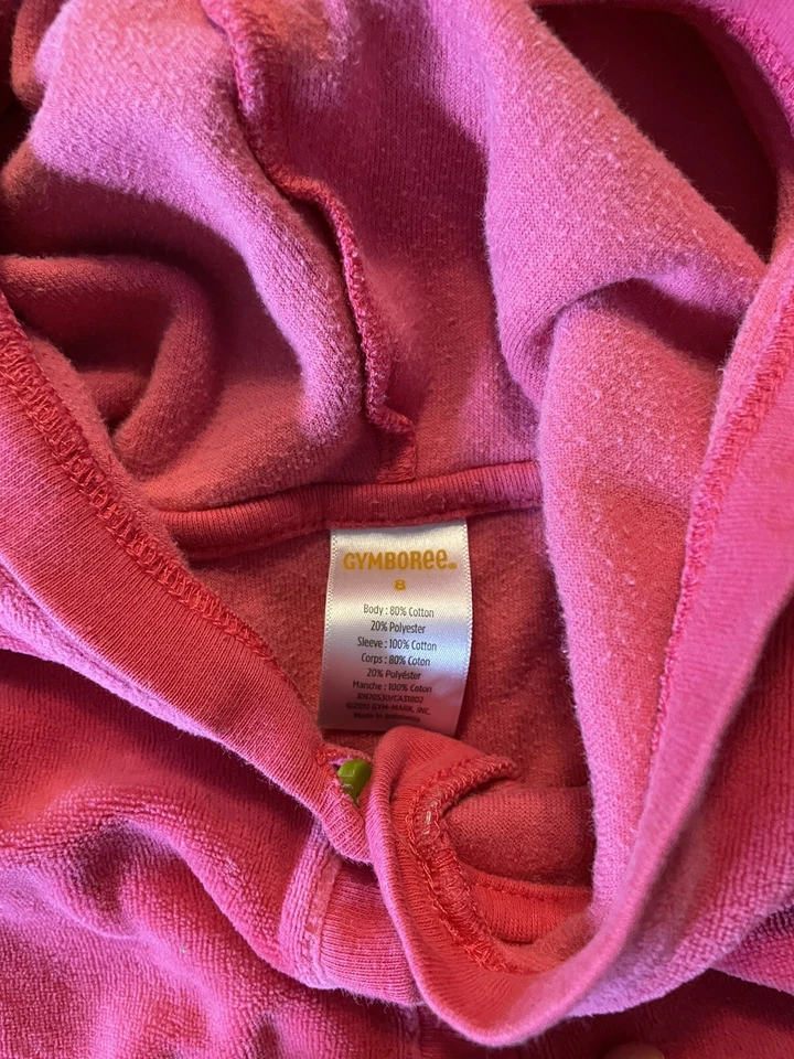 Gymboree Vintage Fall for Autumn Double Sleeve Velour Hoodie Dress Size 8 - Image 3 of 3