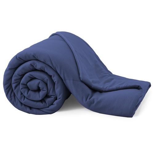 Oversized Summer Cooling Waffle Blanket Comforter Reversible Q-max 0.39 Cool - Picture 21 of 21