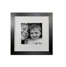 Black & White Ikea Ribba style  box Frame 23x23CM 3D 3cm Deep with white mount 