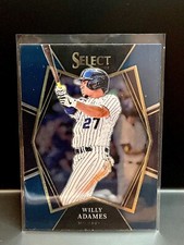 2022 Panini Select Premier Level Blue Retail Willy Adames Card #192 Brewers