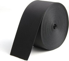 Black Nylon Heavy Duty Webbing Strap  Polypropylene Heavy Straps Black- 2 inch
