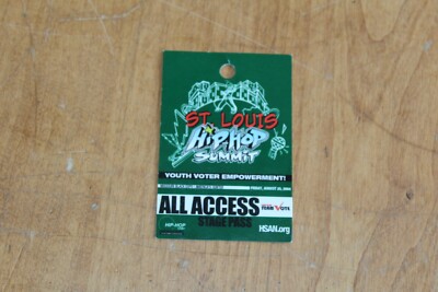 Nelly Russell Simons Reverend Run Jadakiss - St. Louis Hip Hop Backstage Pass 
