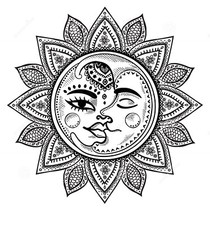 temporary tattoo - Set of two wrist size Mandala  approx. 1.5" each 