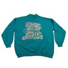 VTG 80s Bingo Funny Sweatshirt Sweater One Size OS Fits L / XL USA MADE