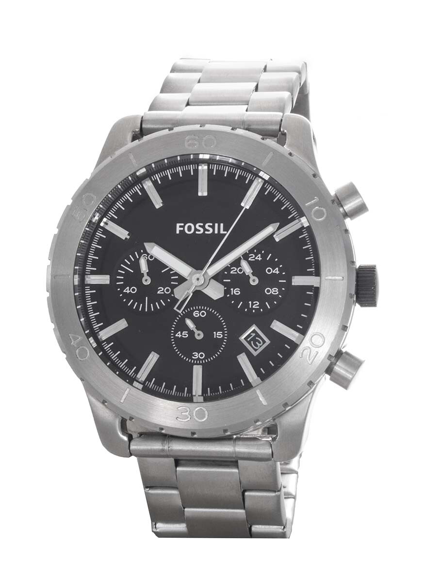 美品 稼動 FOSSIL BIG TIC アナデジ Sun ＆ moon Women's FOSSIL Big Tic All Steel Ana-Digi Watch, Silver