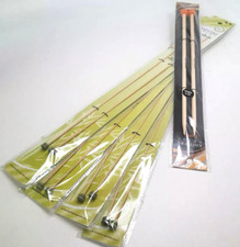 Set of 2 Knitter's Pride Single Point Natural Bamboo Needles 13" Size US 1