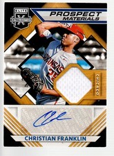 2021 Elite Extra Edition Prospect Materials Auto #PMS-CF Christian Franklin
