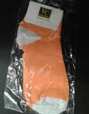Tennessee Orange and White Ankle Socks Varsity Colors TN Vols Socks - Ships Free