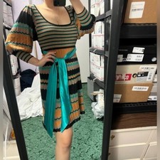 arden b colorblock metallic knit dress Size S Dec Sale