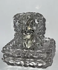 Irice NY Imports Ashtray Set w Cube Lighter Mid-Century Complete Set