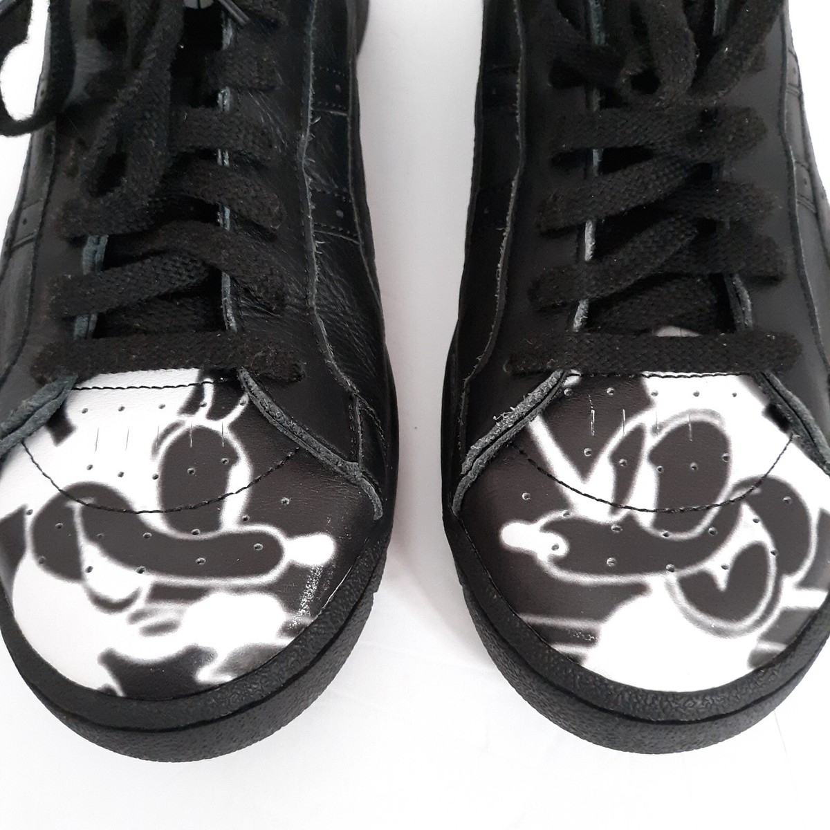Asics Tiger Leather Shoes Disney 90 Mickey Mouse Mens Sz