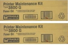 2 Genuine Factory Sealed Ricoh 400549 TYPE 3800G Fuser Oil Maintenance Kits