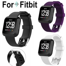 Replacement Silicone Rubber Band Strap Wristband For Fitbit Versa 1 2 Lite Watch