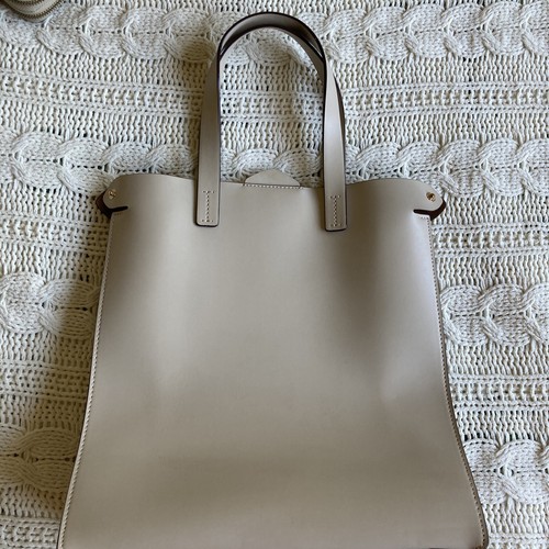 Charles & Keith Nude Leather Cross Body & Tote Shoulder Bag Set EUC -Tote Is New - Picture 18 of 24